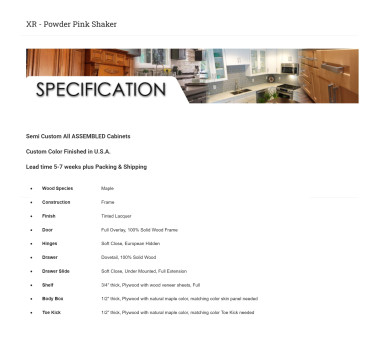 XR - Powder Pink Shaker 